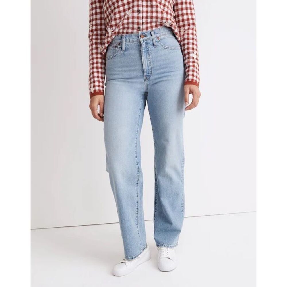 MADEWELL | slim wide leg full length jeans 28 - Picture 2 of 13